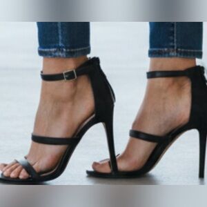 Steve Madden Elegant Black Heels size 8.5